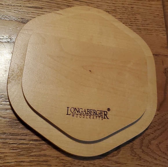 2003 Longaberger Sage Booking Basket Bundle With Liner, Protector & Wood Lid - Picture 4 of 9